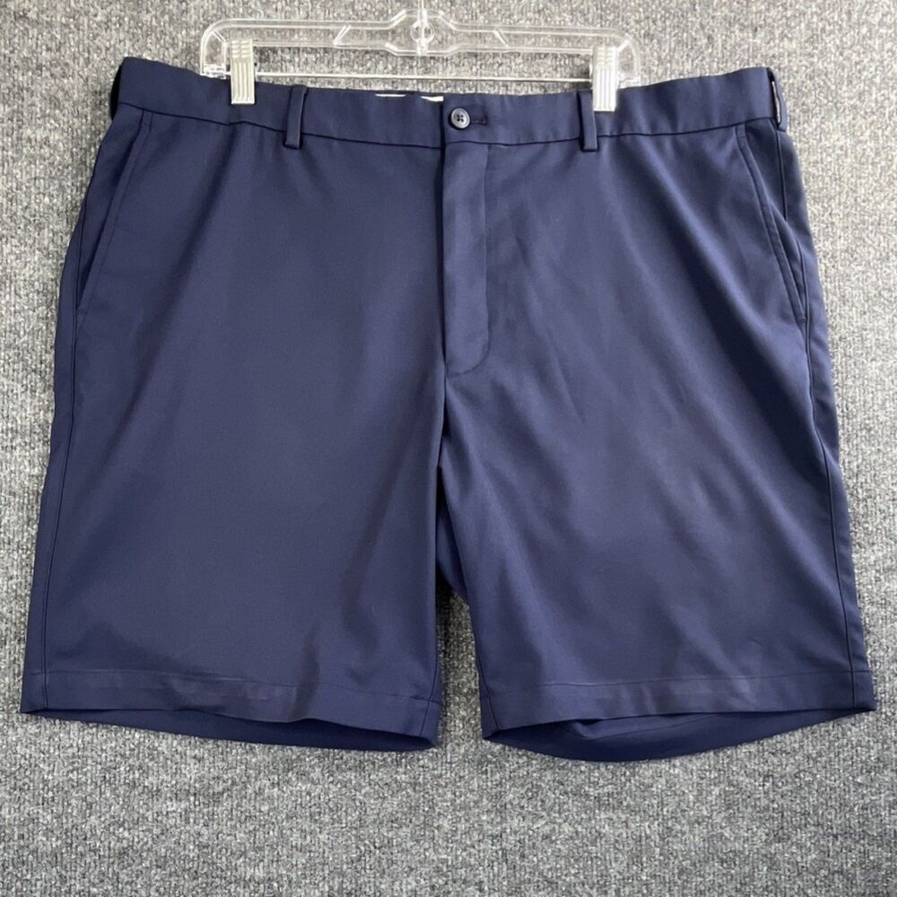 Peter Millar Salem Classic Fit Golf Shorts Navy Men 40 Stretch Moisture Wicking